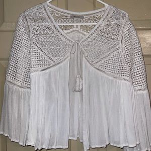 boutique white top